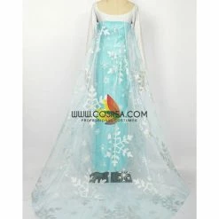 Cosrea Frozen Elsa Light Cyan Cosplay Costume 17 Cosrea Frozen Elsa Light Cyan Cosplay Costume