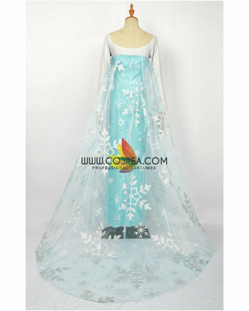 Cosrea Frozen Elsa Light Cyan Cosplay Costume 7 Cosrea Frozen Elsa Light Cyan Cosplay Costume