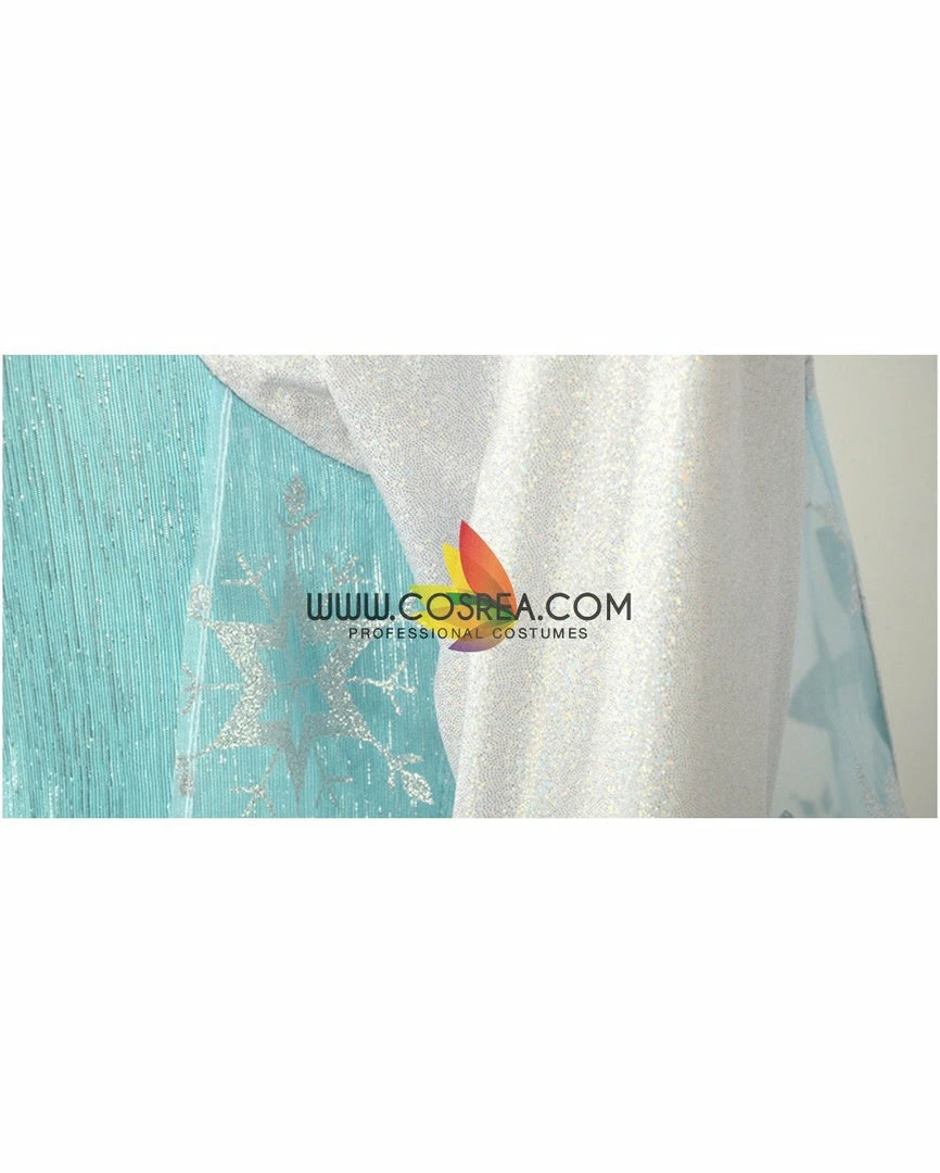 Cosrea Frozen Elsa Light Cyan Cosplay Costume 12 Cosrea Frozen Elsa Light Cyan Cosplay Costume