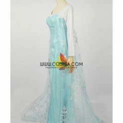 Cosrea Frozen Elsa Light Cyan Cosplay Costume 16 Cosrea Frozen Elsa Light Cyan Cosplay Costume