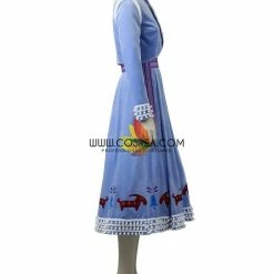 Cosrea Disney Inspired Frozen Olaf's Adventure Anna Velvet Cosplay Costume 15 Cosrea Disney Inspired Frozen Olaf's Adventure Anna Velvet Cosplay Costume