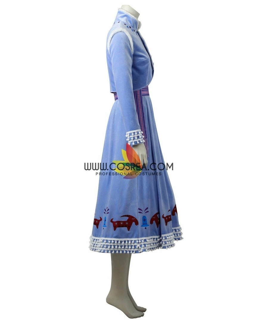 Cosrea Disney Inspired Frozen Olaf's Adventure Anna Velvet Cosplay Costume 5 Cosrea Disney Inspired Frozen Olaf's Adventure Anna Velvet Cosplay Costume