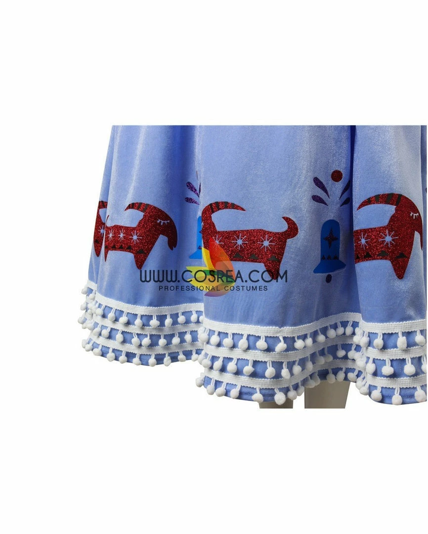 Cosrea Disney Inspired Frozen Olaf's Adventure Anna Velvet Cosplay Costume 11 Cosrea Disney Inspired Frozen Olaf's Adventure Anna Velvet Cosplay Costume