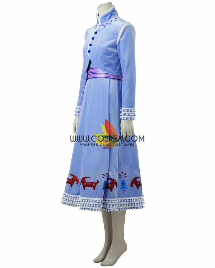 Cosrea Disney Inspired Frozen Olaf's Adventure Anna Velvet Cosplay Costume 6 Cosrea Disney Inspired Frozen Olaf's Adventure Anna Velvet Cosplay Costume
