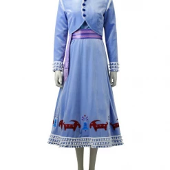 Cosrea Disney Inspired Frozen Olaf's Adventure Anna Velvet Cosplay Costume
