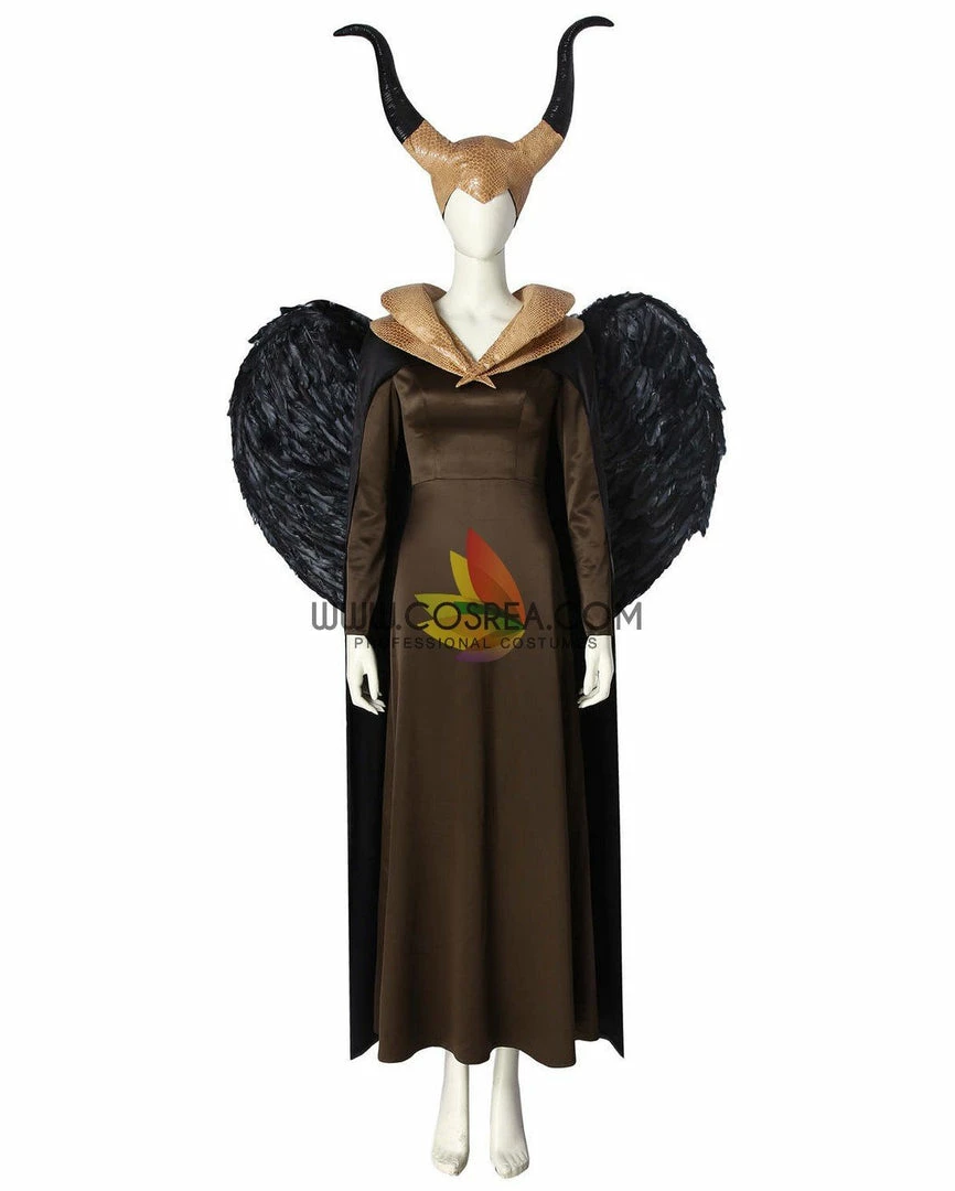 Cosrea Maleficent 2 Bronze Winged Cosplay Costume 14 Cosrea Maleficent 2 Bronze Winged Cosplay Costume