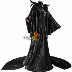 Cosrea Maleficent Textured Fabric Cosplay Costume