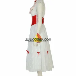 Cosrea Mary Poppins Classic Floral Lace Cosplay Costume Disney Inspired