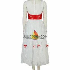 Cosrea Mary Poppins Classic Floral Lace Cosplay Costume Disney Inspired