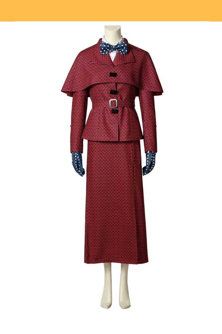 Cosrea Mary Poppins Returns Belle Tiered Cosplay Costume 3 Cosrea Mary Poppins Returns Belle Tiered Cosplay Costume