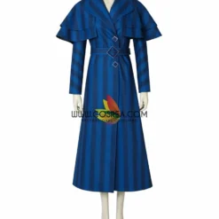 Cosrea Mary Poppins Returns Navy Blue Uniformed Cosplay Costume 18 Cosrea Mary Poppins Returns Navy Blue Uniformed Cosplay Costume