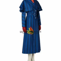 Cosrea Mary Poppins Returns Navy Blue Uniformed Cosplay Costume 19 Cosrea Mary Poppins Returns Navy Blue Uniformed Cosplay Costume