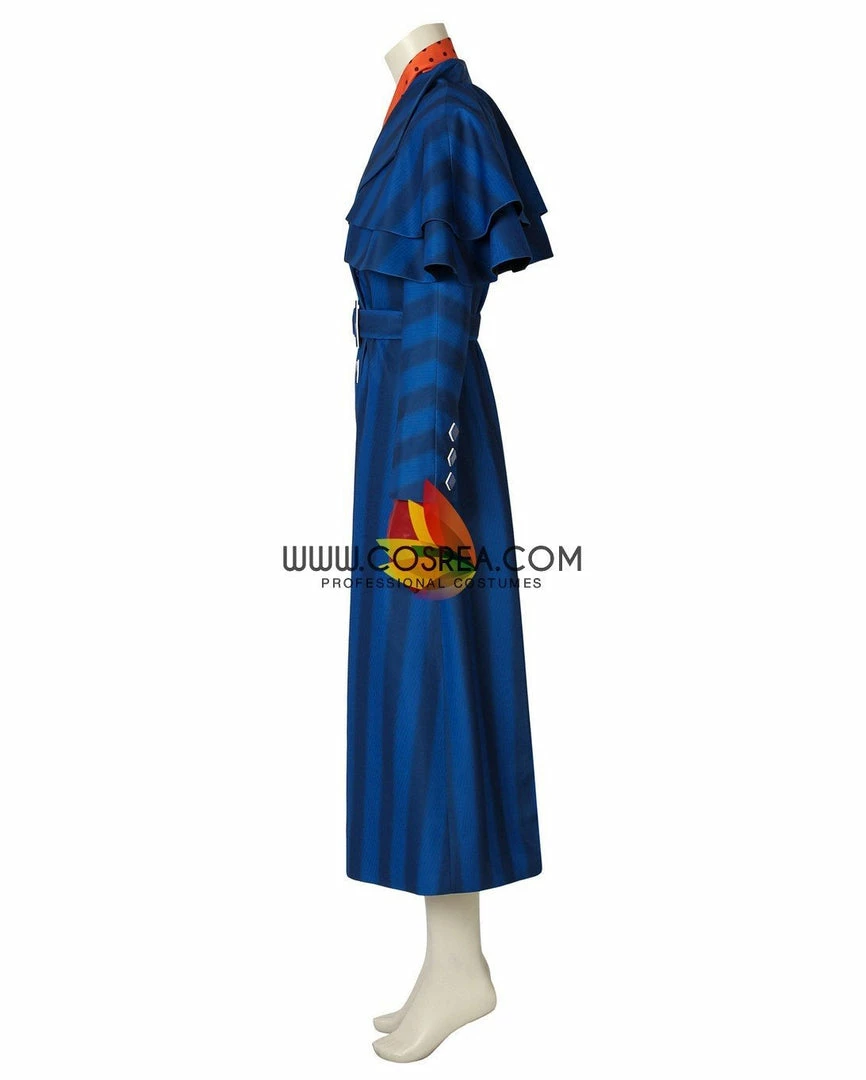 Cosrea Mary Poppins Returns Navy Blue Uniformed Cosplay Costume 7 Cosrea Mary Poppins Returns Navy Blue Uniformed Cosplay Costume