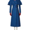 Cosrea Mary Poppins Returns Navy Blue Uniformed Cosplay Costume