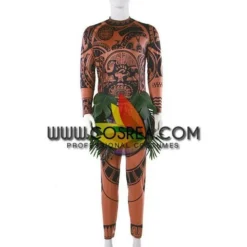 Cosrea Moana Chief Tui Printed Cosplay Costume 10 Cosrea Moana Chief Tui Printed Cosplay Costume