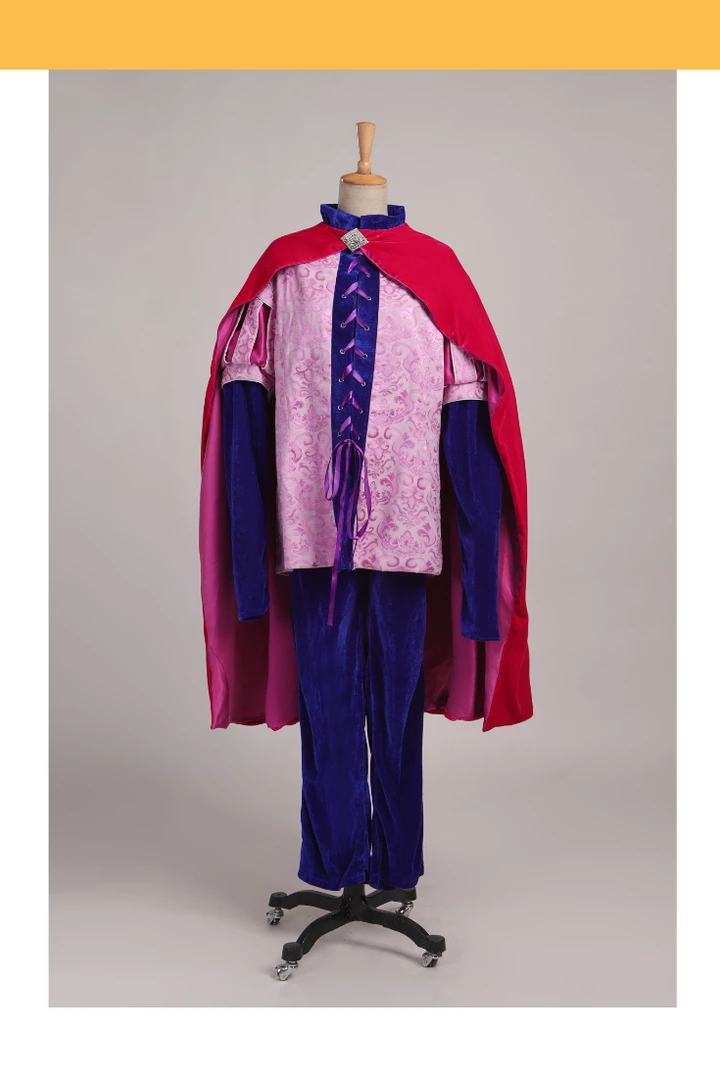 Cosrea Prince Phillip Sleeping Beauty Brocade Satin Cosplay Costume Disney Inspired 3 Cosrea Prince Phillip Sleeping Beauty Brocade Satin Cosplay Costume Disney Inspired
