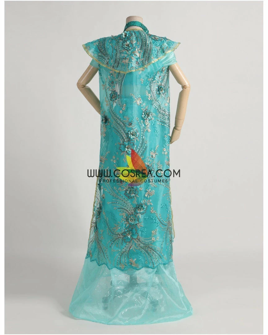 Cosrea Princess Jasmine Embroidered Costume With Matching Cape Disney Inspired 7 Cosrea Princess Jasmine Embroidered Costume With Matching Cape Disney Inspired
