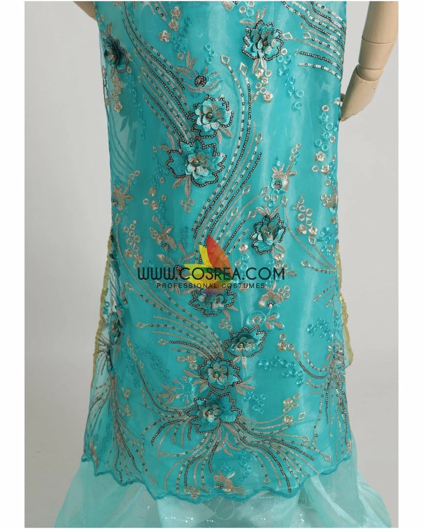 Cosrea Princess Jasmine Embroidered Costume With Matching Cape Disney Inspired 9 Cosrea Princess Jasmine Embroidered Costume With Matching Cape Disney Inspired
