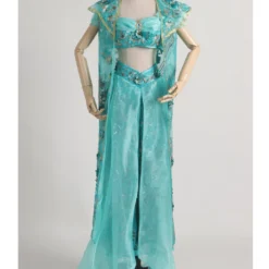 Cosrea Princess Jasmine Embroidered Costume With Matching Cape Disney Inspired
