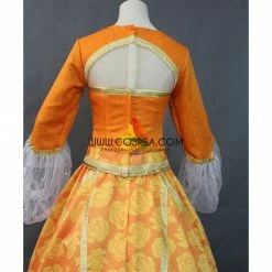Cosrea Princess Jasmine Orange Brocade Cosplay Costume Disney Inspired 12 Cosrea Princess Jasmine Orange Brocade Cosplay Costume Disney Inspired