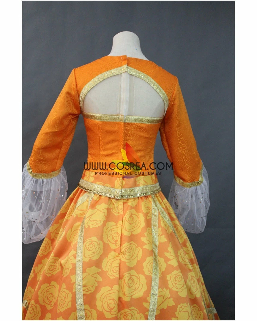 Cosrea Princess Jasmine Orange Brocade Cosplay Costume Disney Inspired 7 Cosrea Princess Jasmine Orange Brocade Cosplay Costume Disney Inspired