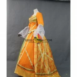 Cosrea Princess Jasmine Orange Brocade Cosplay Costume Disney Inspired 11 Cosrea Princess Jasmine Orange Brocade Cosplay Costume Disney Inspired