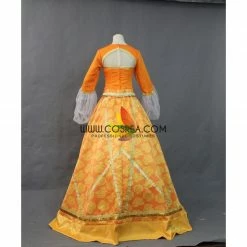 Cosrea Princess Jasmine Orange Brocade Cosplay Costume Disney Inspired 13 Cosrea Princess Jasmine Orange Brocade Cosplay Costume Disney Inspired