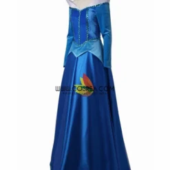 Cosrea Disney Inspired Sleeping Beauty Aurora In Blue With Velvet Sleeves Cosplay Costume 15 Cosrea Disney Inspired Sleeping Beauty Aurora In Blue With Velvet Sleeves Cosplay Costume