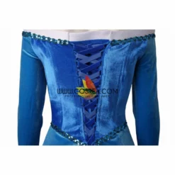 Cosrea Disney Inspired Sleeping Beauty Aurora In Blue With Velvet Sleeves Cosplay Costume 18 Cosrea Disney Inspired Sleeping Beauty Aurora In Blue With Velvet Sleeves Cosplay Costume