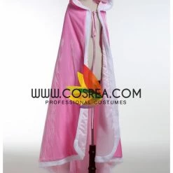 Cosrea Sleeping Beauty Aurora Light Pink Velvet Cape Disney Inspired 9 Cosrea Sleeping Beauty Aurora Light Pink Velvet Cape Disney Inspired