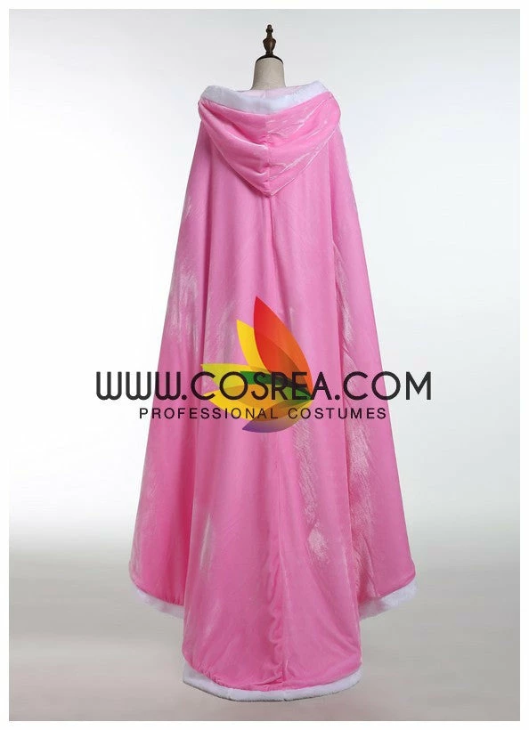 Cosrea Sleeping Beauty Aurora Light Pink Velvet Cape Disney Inspired 7 Cosrea Sleeping Beauty Aurora Light Pink Velvet Cape Disney Inspired