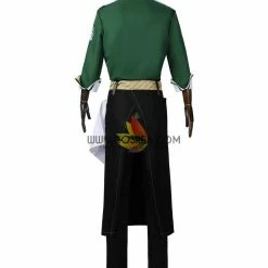 Cosrea Twisted Wonderland NRC Master Chef Green Uniform Cosplay Costume 28 Cosrea Twisted Wonderland NRC Master Chef Green Uniform Cosplay Costume