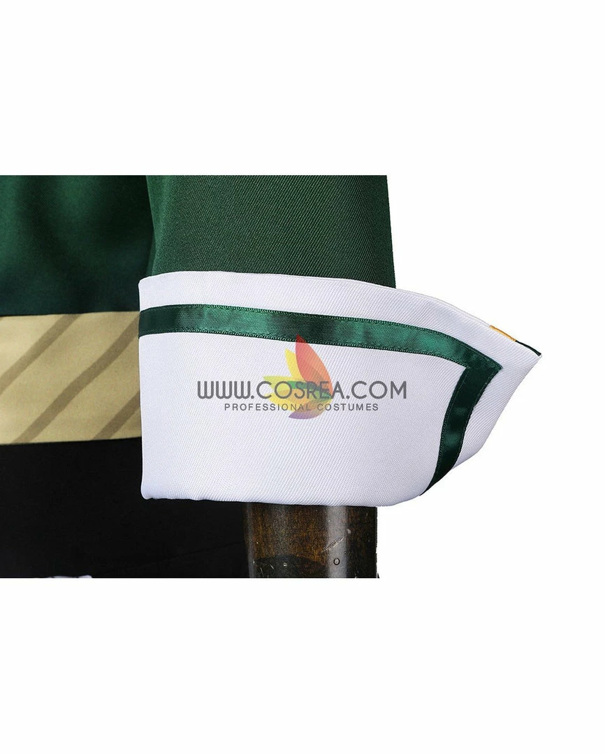 Cosrea Twisted Wonderland NRC Master Chef Green Uniform Cosplay Costume 13 Cosrea Twisted Wonderland NRC Master Chef Green Uniform Cosplay Costume