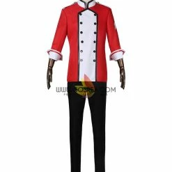 Cosrea Twisted Wonderland NRC Master Chef Red Uniform Cosplay Costume