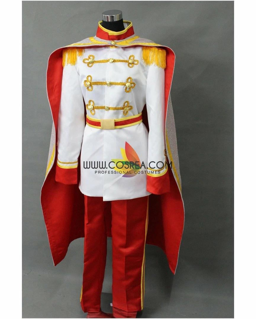 Cosrea Disney Inspired Prince Charming Classic Satin Cosplay Costume 4 Cosrea Disney Inspired Prince Charming Classic Satin Cosplay Costume