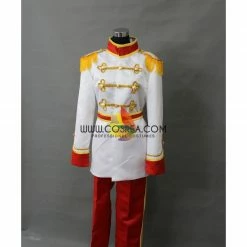 Cosrea Disney Inspired Prince Charming Classic Satin Cosplay Costume 13 Cosrea Disney Inspired Prince Charming Classic Satin Cosplay Costume