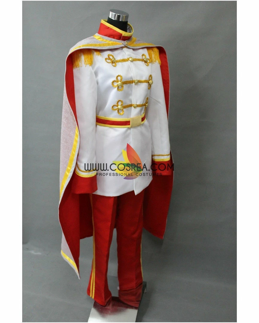 Cosrea Disney Inspired Prince Charming Classic Satin Cosplay Costume 5 Cosrea Disney Inspired Prince Charming Classic Satin Cosplay Costume