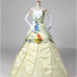 Cosrea Princess And The Frog Tiana Classic Satin Cosplay Costume Disney Inspired