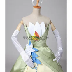 Cosrea Princess And The Frog Tiana Classic Satin Cosplay Costume Disney Inspired