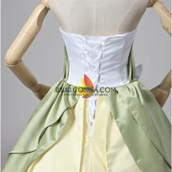 Cosrea Princess And The Frog Tiana Classic Satin Cosplay Costume Disney Inspired