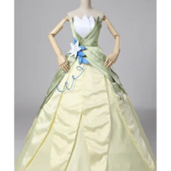 Cosrea Princess And The Frog Tiana Classic Satin Cosplay Costume Disney Inspired