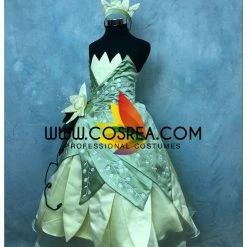 Cosrea Disney Inspired Girls Size Princess And The Frog Tiana Cosplay Costume 10 Cosrea Disney Inspired Girls Size Princess And The Frog Tiana Cosplay Costume