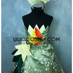 Cosrea Disney Inspired Girls Size Princess And The Frog Tiana Cosplay Costume 11 Cosrea Disney Inspired Girls Size Princess And The Frog Tiana Cosplay Costume