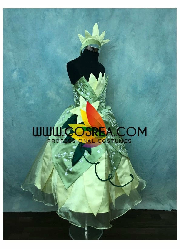 Cosrea Disney Inspired Girls Size Princess And The Frog Tiana Cosplay Costume 7 Cosrea Disney Inspired Girls Size Princess And The Frog Tiana Cosplay Costume