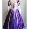 Cosrea Rapunzel Classic Brocade Satin Cosplay Costume Disney Inspired