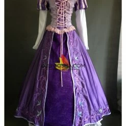 Cosrea Rapunzel Classic Embroidered Cosplay Costume Disney Inspired