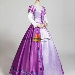 Cosrea Rapunzel Classic Floral Brocade Cosplay Costume Disney Inspired 12 Cosrea Rapunzel Classic Floral Brocade Cosplay Costume Disney Inspired