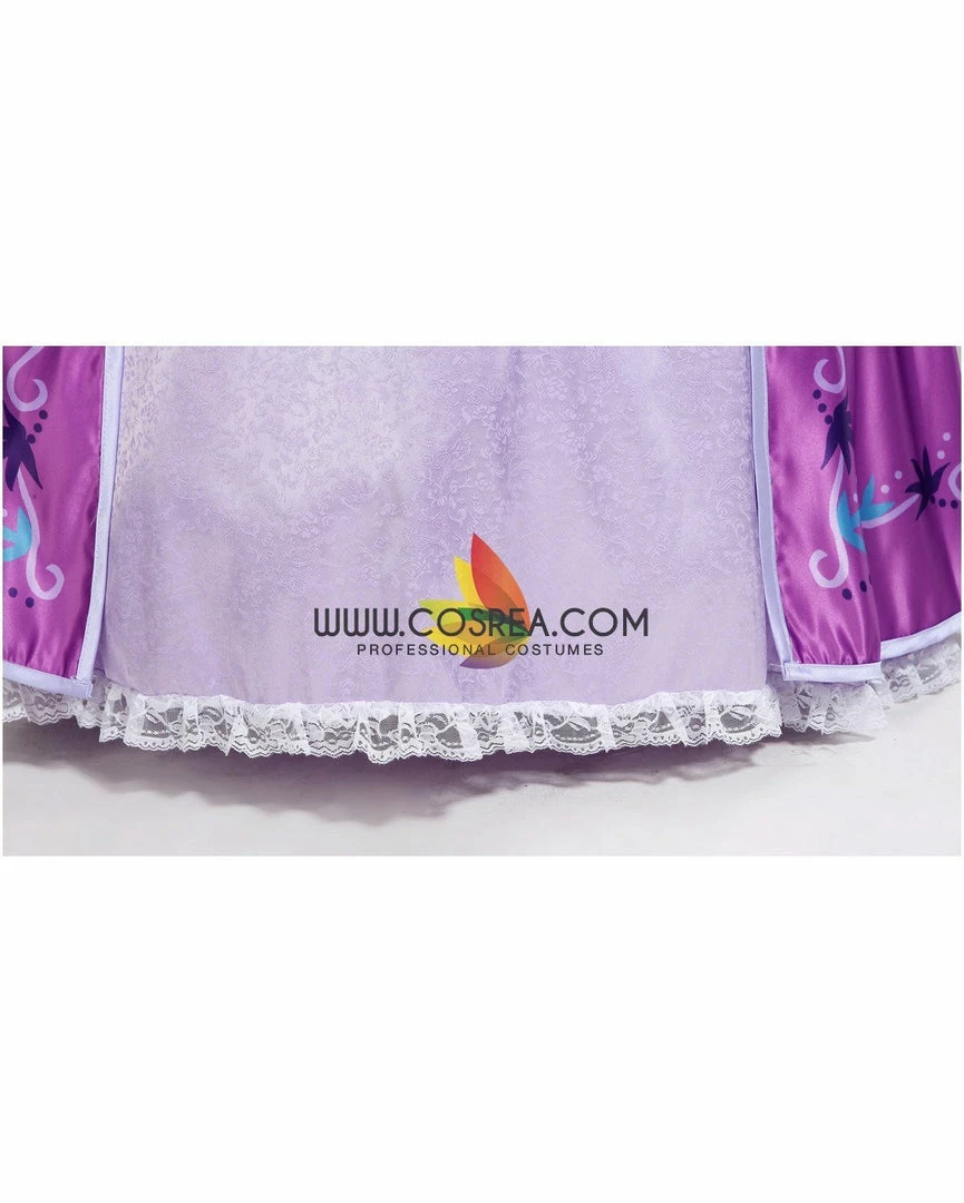 Cosrea Rapunzel Classic Floral Brocade Cosplay Costume Disney Inspired 10 Cosrea Rapunzel Classic Floral Brocade Cosplay Costume Disney Inspired