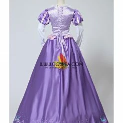 Cosrea Rapunzel Embroidered Brocade Satin Cosplay Costume 14 Cosrea Rapunzel Embroidered Brocade Satin Cosplay Costume