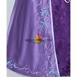 Cosrea Rapunzel Embroidered Brocade Satin Cosplay Costume 15 Cosrea Rapunzel Embroidered Brocade Satin Cosplay Costume
